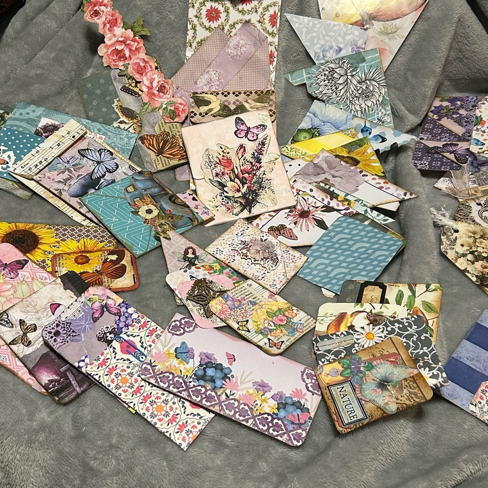 Colorful Scrapbook Paper Set, Ephemera for junk journals, beautiful books!